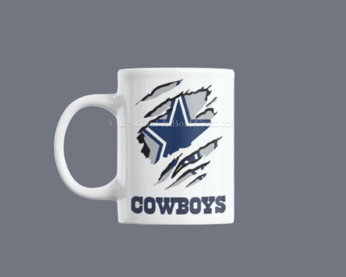 Dallas Cowboys Mug – Beautiful & Bold Creations