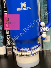 Load image into Gallery viewer, Admiral Blue Stanley Tumbler Bracelets
