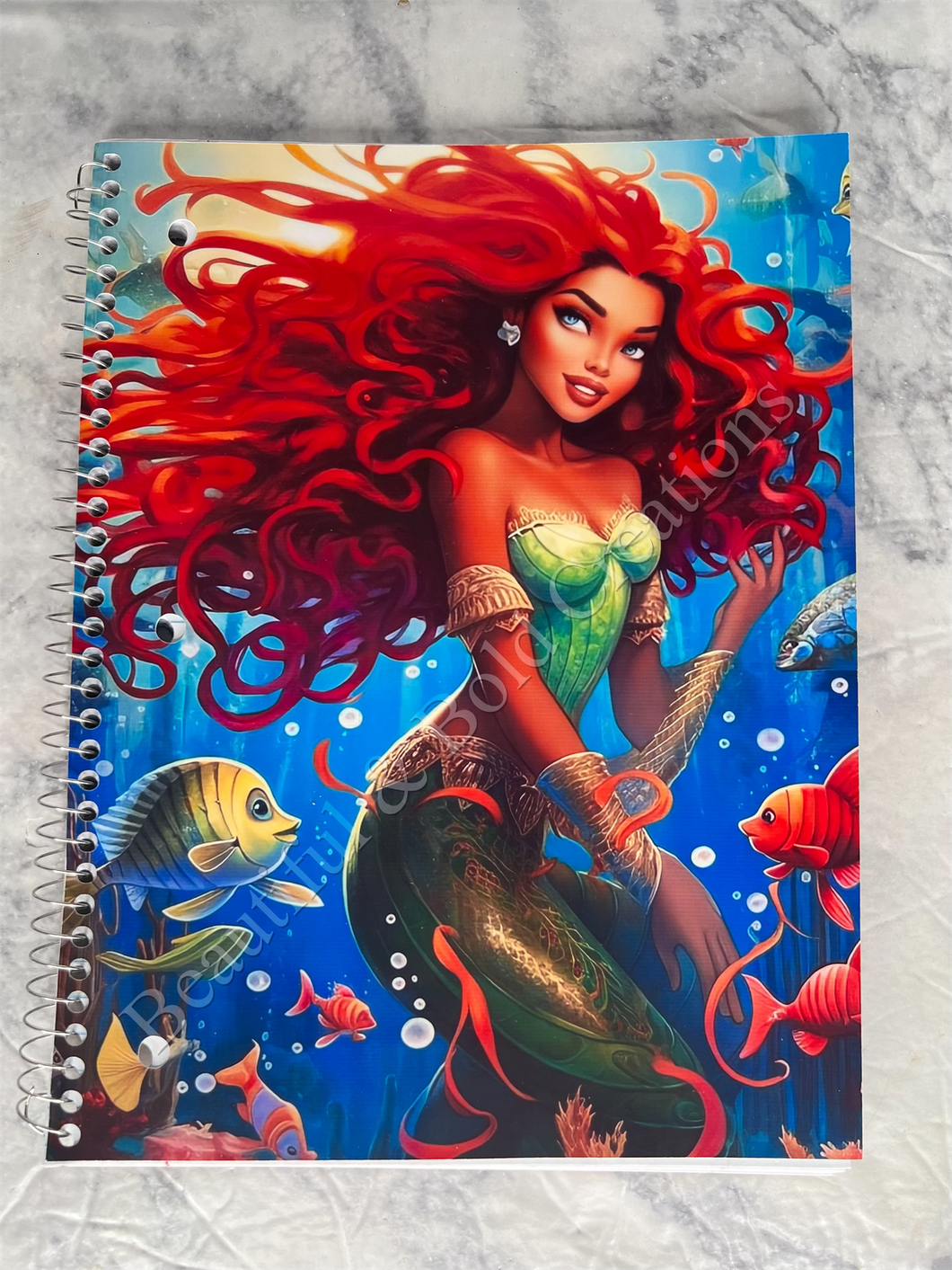 Melanin Mermaid Notebook