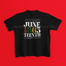 Load image into Gallery viewer, Kid’s Juneteenth 1865 Shirt
