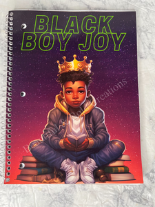 Black Boy Joy Notebook