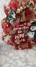 Load and play video in Gallery viewer, There’s Snow Place like Home Christmas Wreath
