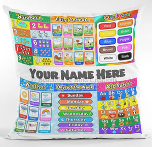 Toddler Learning Pillow