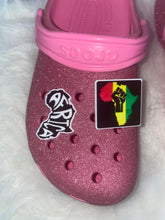 Load image into Gallery viewer, Black Power Shoe Charm
