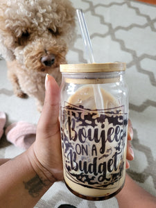 Bougie on a budget Glass Can