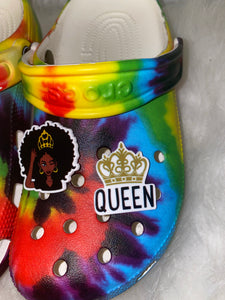 Black Queen Shoe Charm