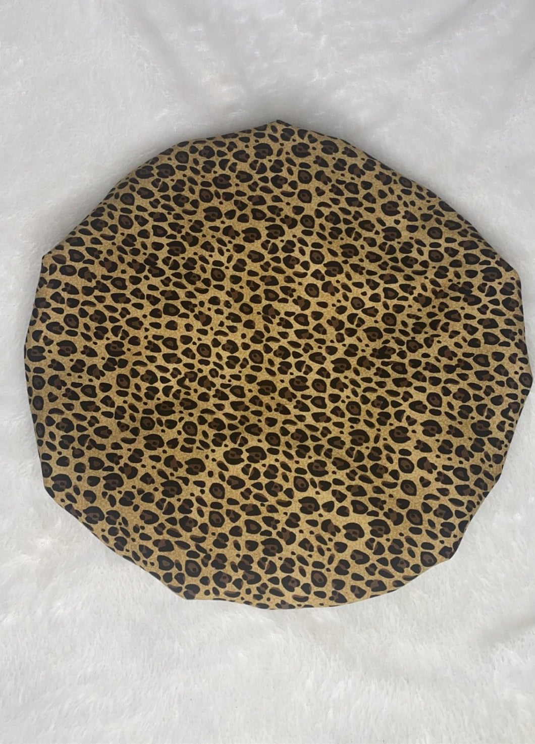 Leopard Print Bonnet