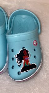 Black Ariel Shoe Charm