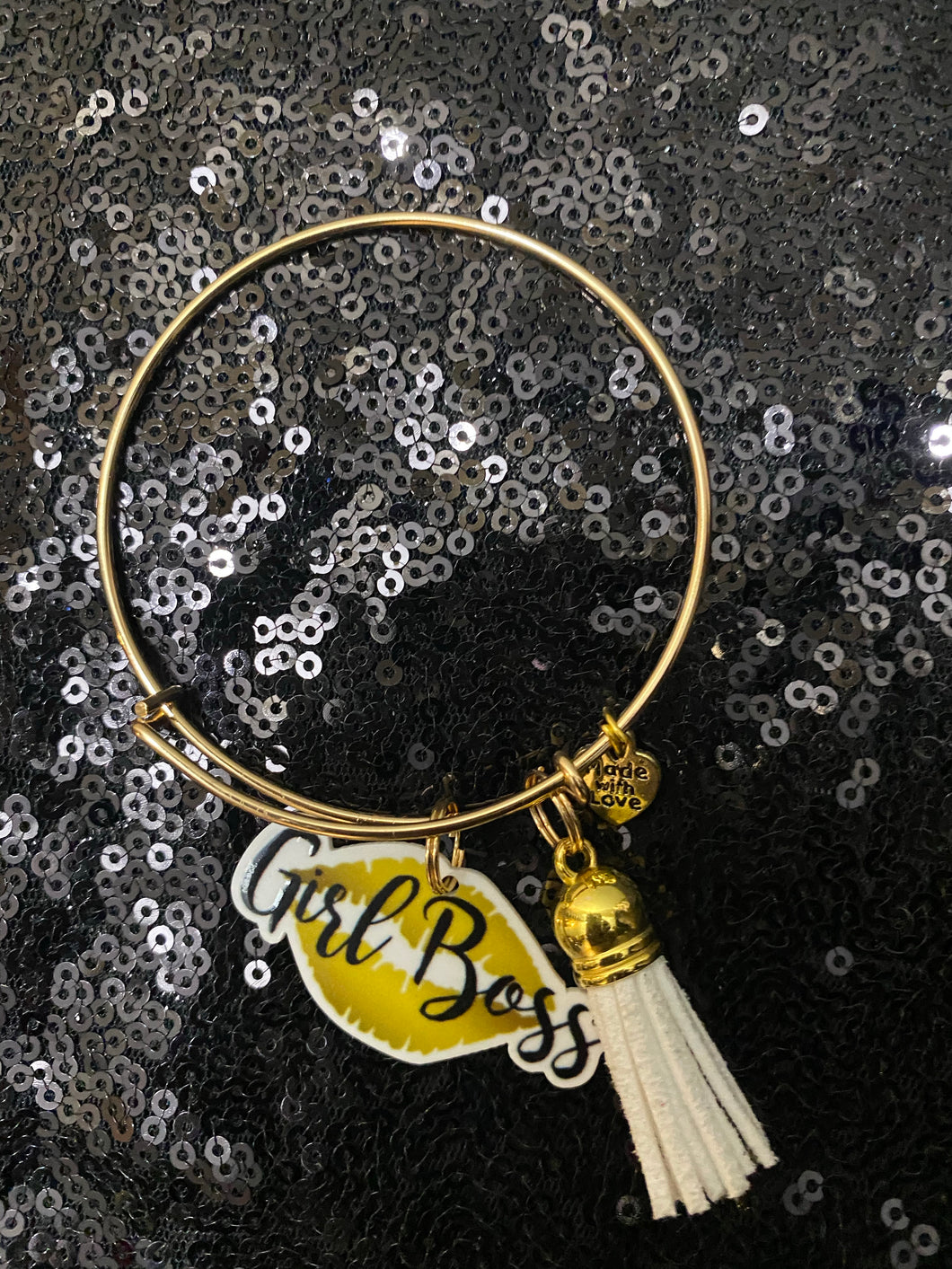 Girl Boss Charm Bracelet