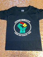 Load image into Gallery viewer, Kids Juneteenth Shirt
