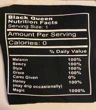 Load image into Gallery viewer, Black Queen Nutrition Facts
