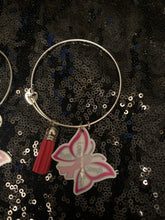 Load image into Gallery viewer, Breast Cancer Butterfly Charm Bracelet
