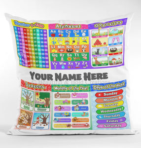 Preschool-1st Grade Learning Pillow