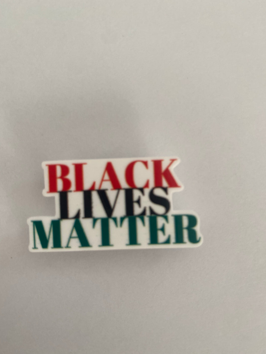 Black Lives Matter shoe charm